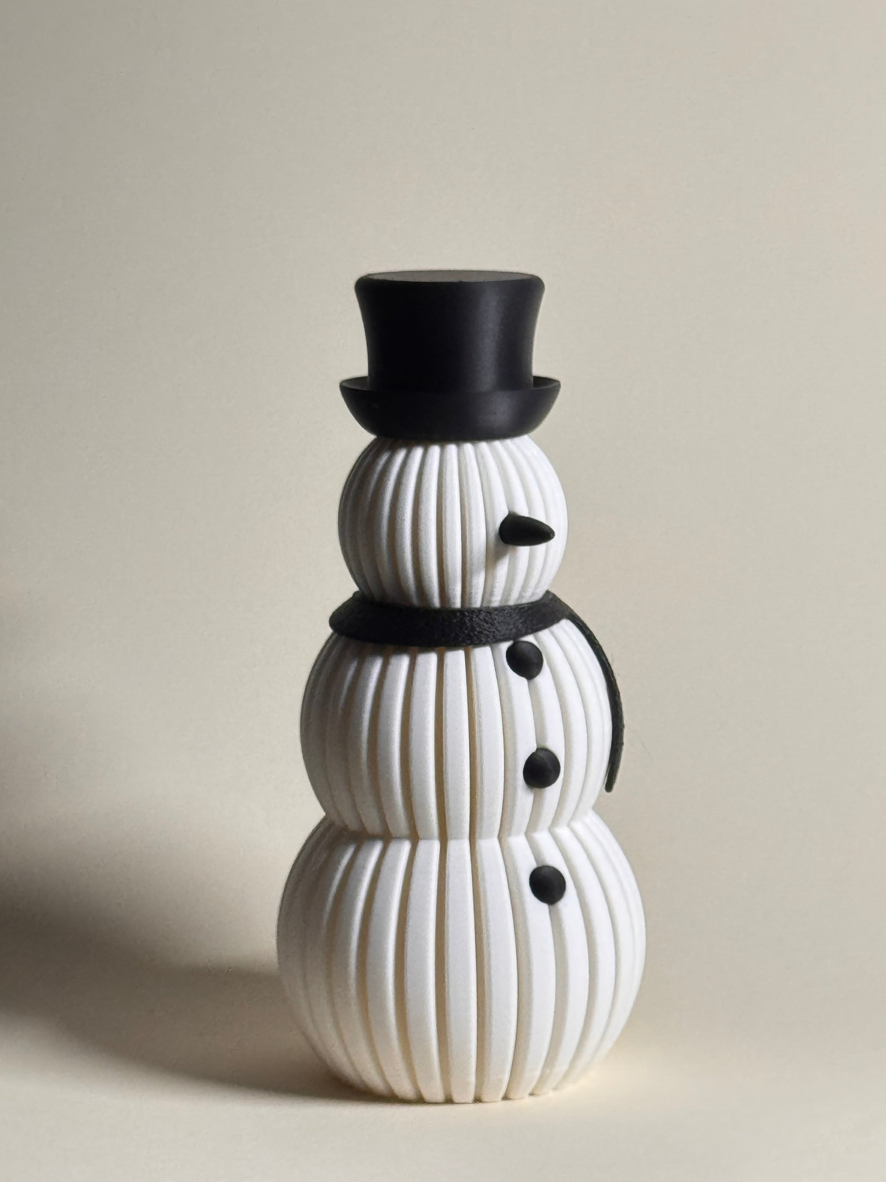 ☃️ Snowman Flameless Tealight Compatible